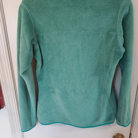 Patagonia Re-Tool Snap-T Fleece Pullover Women's Aqua Stone/Berly Green X-Dye XS - Picture 8 of 9